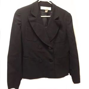 Vtg Amanda Fielding Wool Double Breasted Blazer 8P